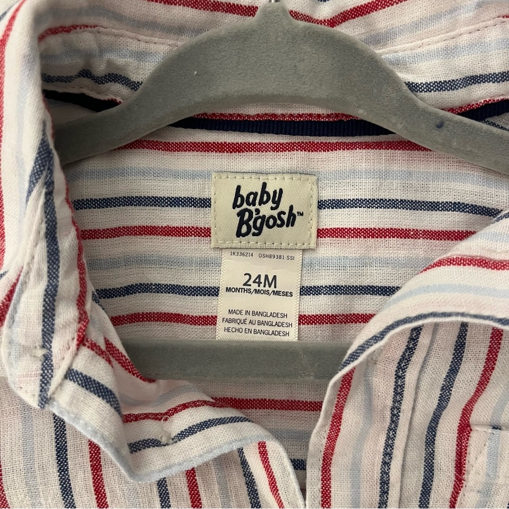 3-Pack NWT Button-up Toddler Shirts (Various sizes 12-24 M) - Picture 3 of 7